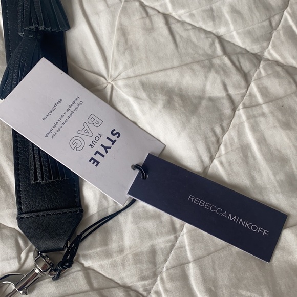 Sofia Rebecca Minkoff Purse or guitar strap genuine leather with fringes - Picture 6 of 8